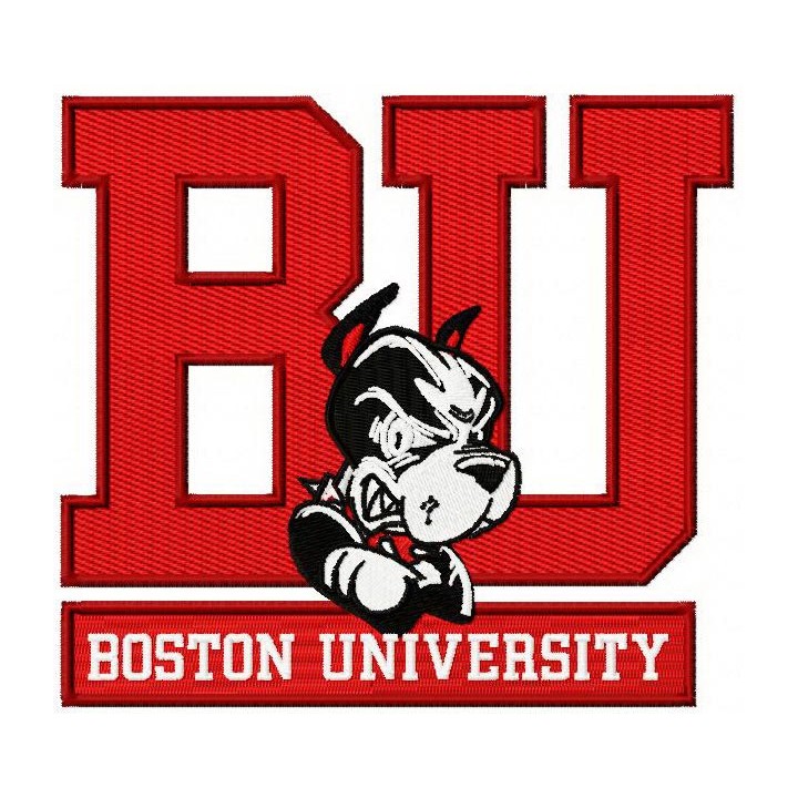 Boston University Terriers embroidery design - Embroidery Design