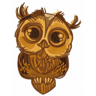 Cute owl 5 embroidery design - Embroidery Design
