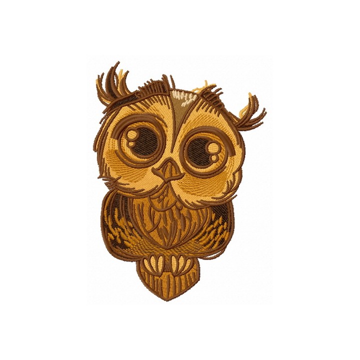 Cute owl 5 embroidery design - Embroidery Design