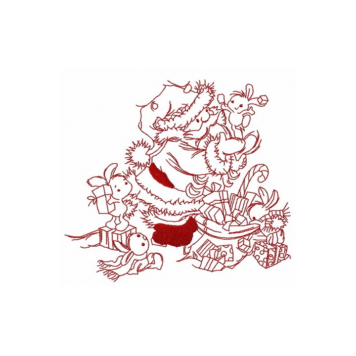 Presents for bunnies 3 embroidery design - Embroidery Design