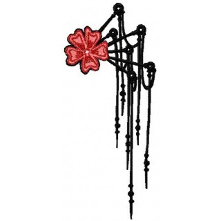 Hairpin embroidery design - Embroidery Design