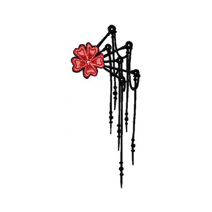 Hairpin embroidery design - Embroidery Design