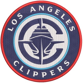 Los Angeles Clippers logo 2024 embroidery design - Embroidery Design