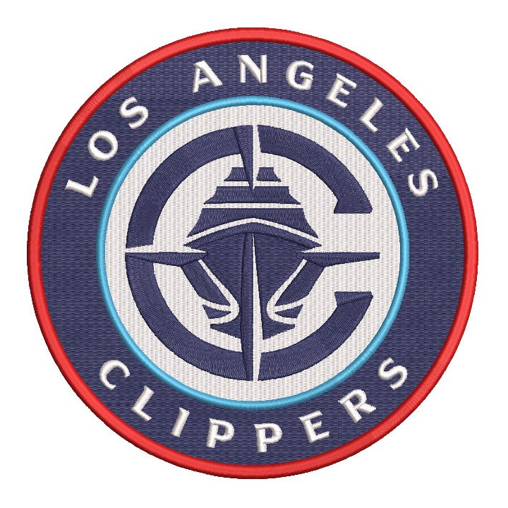 Los Angeles Clippers logo 2024 embroidery design - Embroidery Design