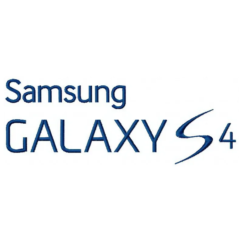 Preview of Samsung Galaxe S4 embroidery design, showcasing intricate stitching patterns for personalized electronics.