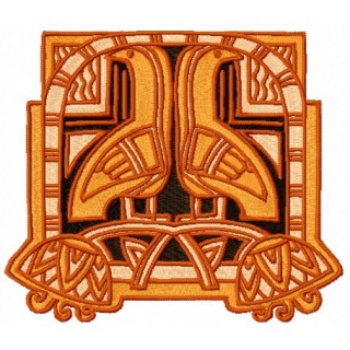 Guardians of the tomb embroidery design - Embroidery Design