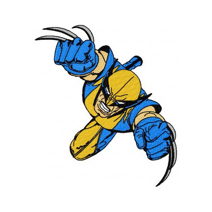 Wolverine 2 embroidery design - Embroidery Design