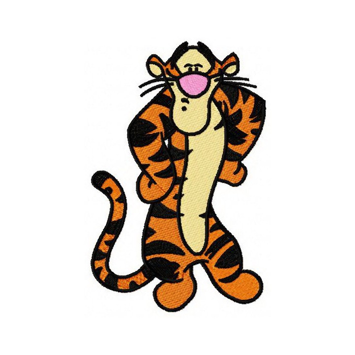 Tigger resents embroidery design - Embroidery Design