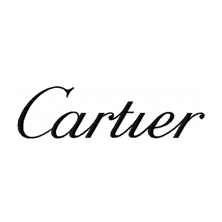 Cartier logo embroidery design - Embroidery Design