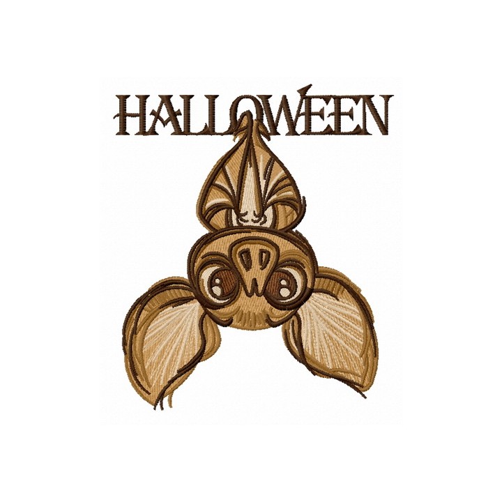 Halloween bat 4 embroidery design - Embroidery Design