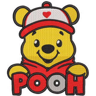Pooh Winnie embroidery design - Embroidery Design