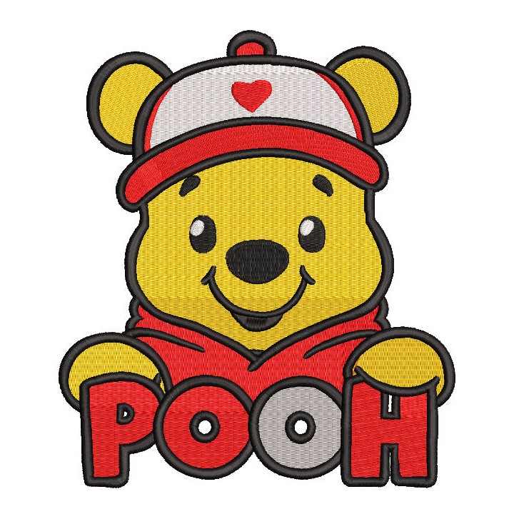 Pooh Winnie embroidery design - Embroidery Design