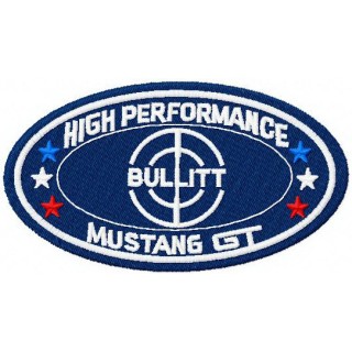 Mustang Bullitt GT 2 embroidery design - Embroidery Design