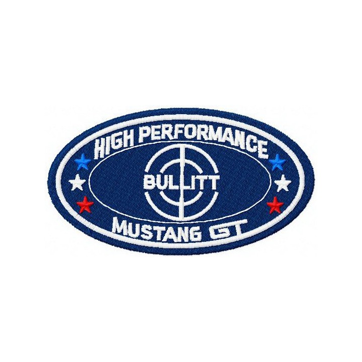 Mustang Bullitt GT 2 embroidery design - Embroidery Design