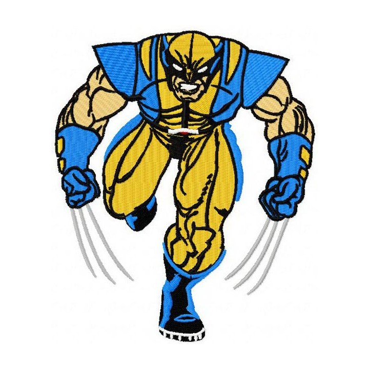 Wolverine embroidery design - Embroidery Design