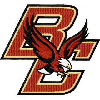 Boston College Eagles primary logo embroidery design - Embroidery Design