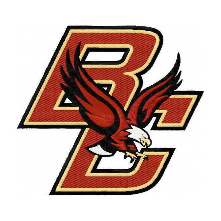 Boston College Eagles primary logo embroidery design - Embroidery Design