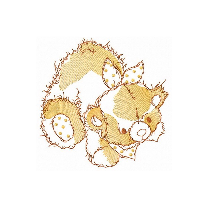 My tiny teddy bear embroidery design - Embroidery Design