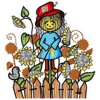 Scarecrow 2 embroidery design - Embroidery Design