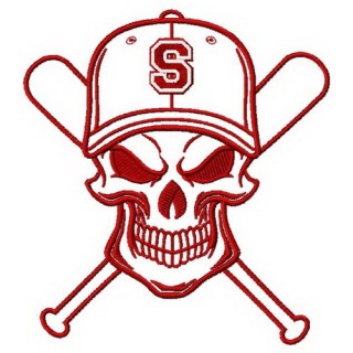 Immortal baseball player 3 embroidery design - Embroidery Design