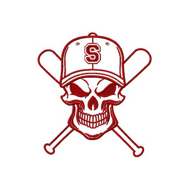 Immortal baseball player 3 embroidery design - Embroidery Design