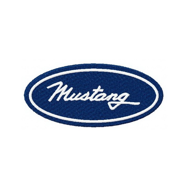 Mustang logo embroidery design - Embroidery Design