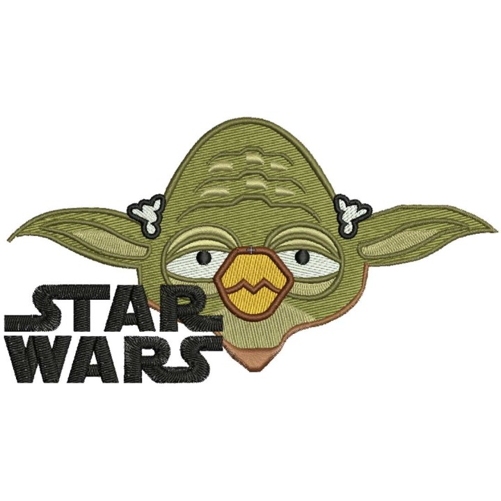 Bird star wars embroidery design - Embroidery Design