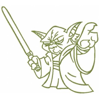 Yoda 8 embroidery design - Embroidery Design