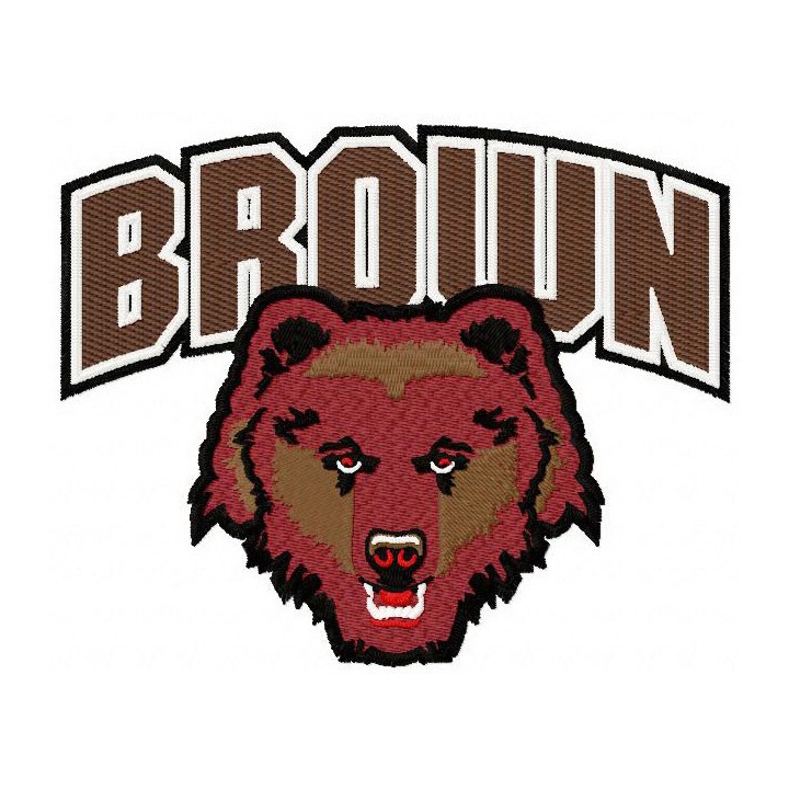 Brown Bears logo embroidery design - Embroidery Design