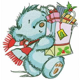 Shopping before Christmas 2 embroidery design - Embroidery Design