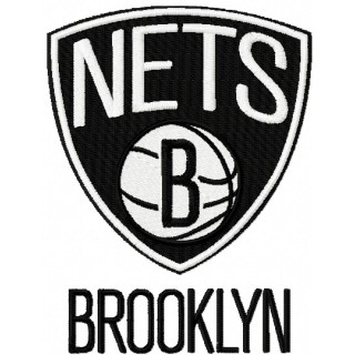 Brooklyn Nets logo embroidery design - Embroidery Design