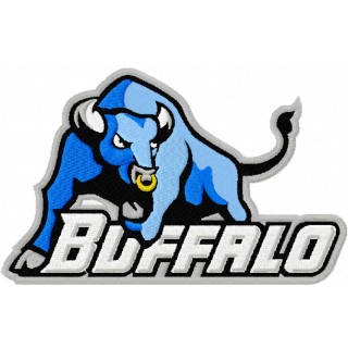 Buffalo Bulls logo embroidery design - Embroidery Design