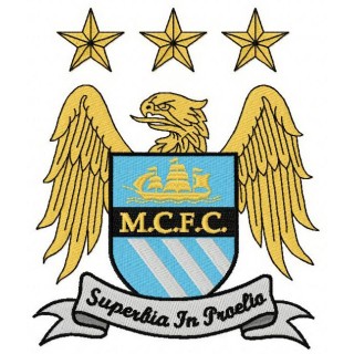 Manchester City Football Club embroidery design - Embroidery Design