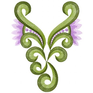 Swirl free design embroidery design - Embroidery Design