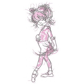 Dance lesson embroidery design - Embroidery Design