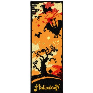Halloween bookmark embroidery design - Embroidery Design