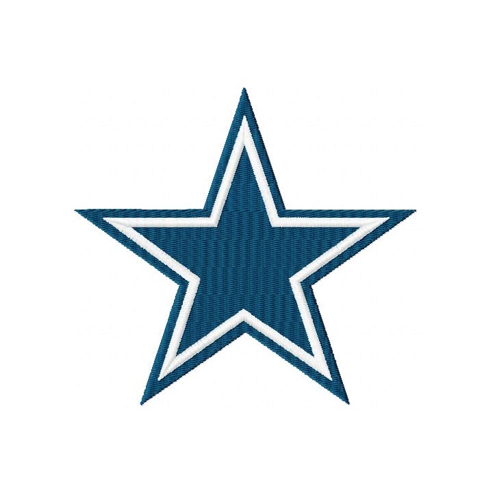 Dallas Cowboys logo embroidery design - Embroidery Design