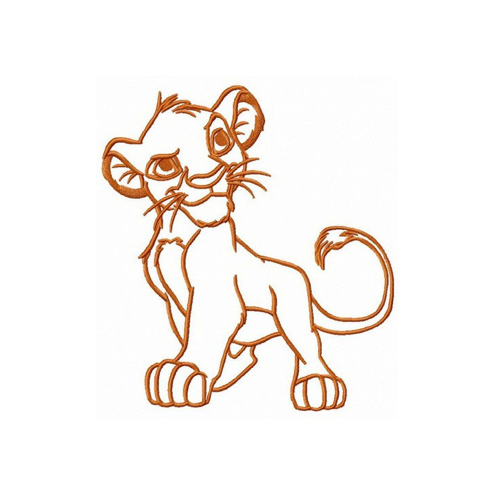 Proud Lion King embroidery design - Embroidery Design