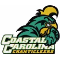 Coastal Carolina Chanticleers logo embroidery design featuring vibrant colors, ideal for sports apparel and accessories.