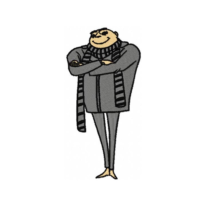 Felonious Gru embroidery design - Embroidery Design