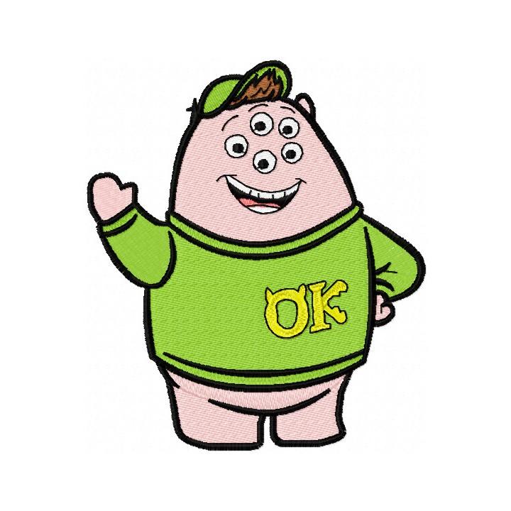 Scott "Squishy" Squibbles embroidery design - Embroidery Design