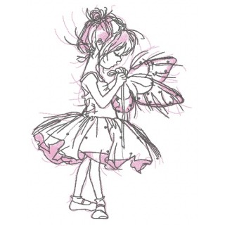 I want to be fairy embroidery design - Embroidery Design