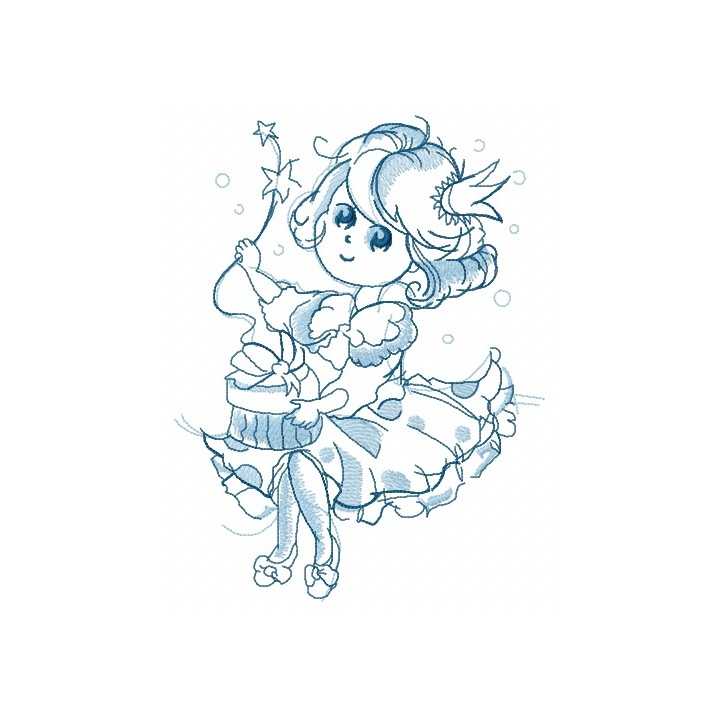 My little princess birthday embroidery design - Embroidery Design