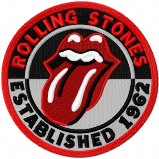 Rolling Stones logo embroidery design - Embroidery Design