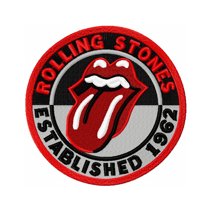 Rolling Stones logo embroidery design - Embroidery Design