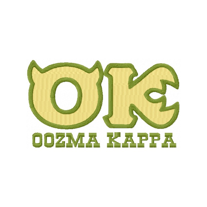 Oozma Kappa embroidery design - Embroidery Design