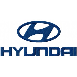 Hyundai logo embroidery design - Embroidery Design