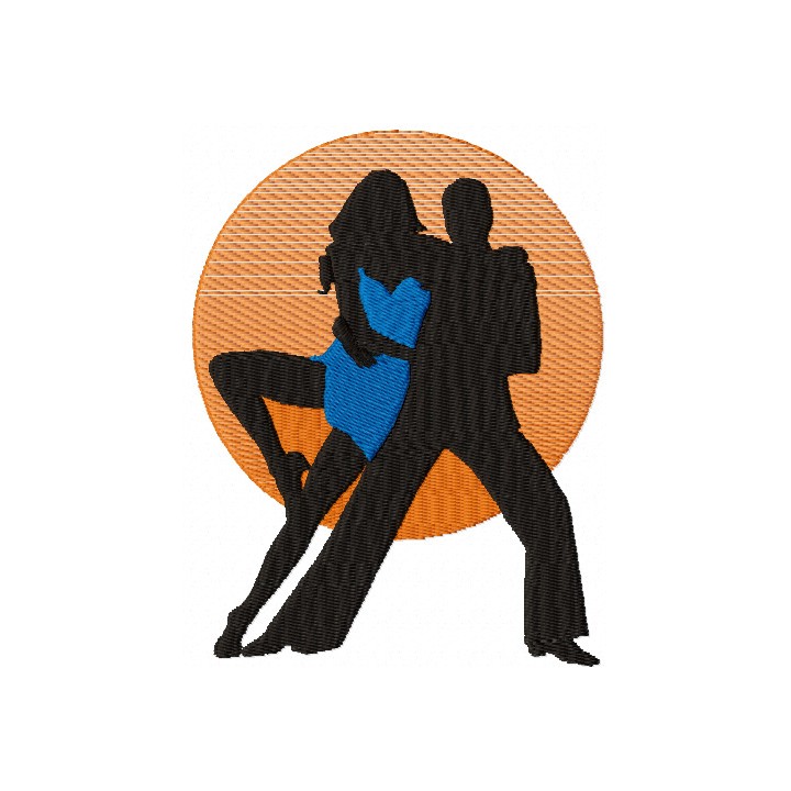 Latin Dance embroidery design - Embroidery Design