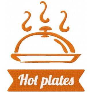 Hot Plate embroidery design - Embroidery Design