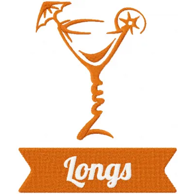 Preview of Longs embroidery design featuring a kitchen theme, perfect for stitching on towels or aprons.